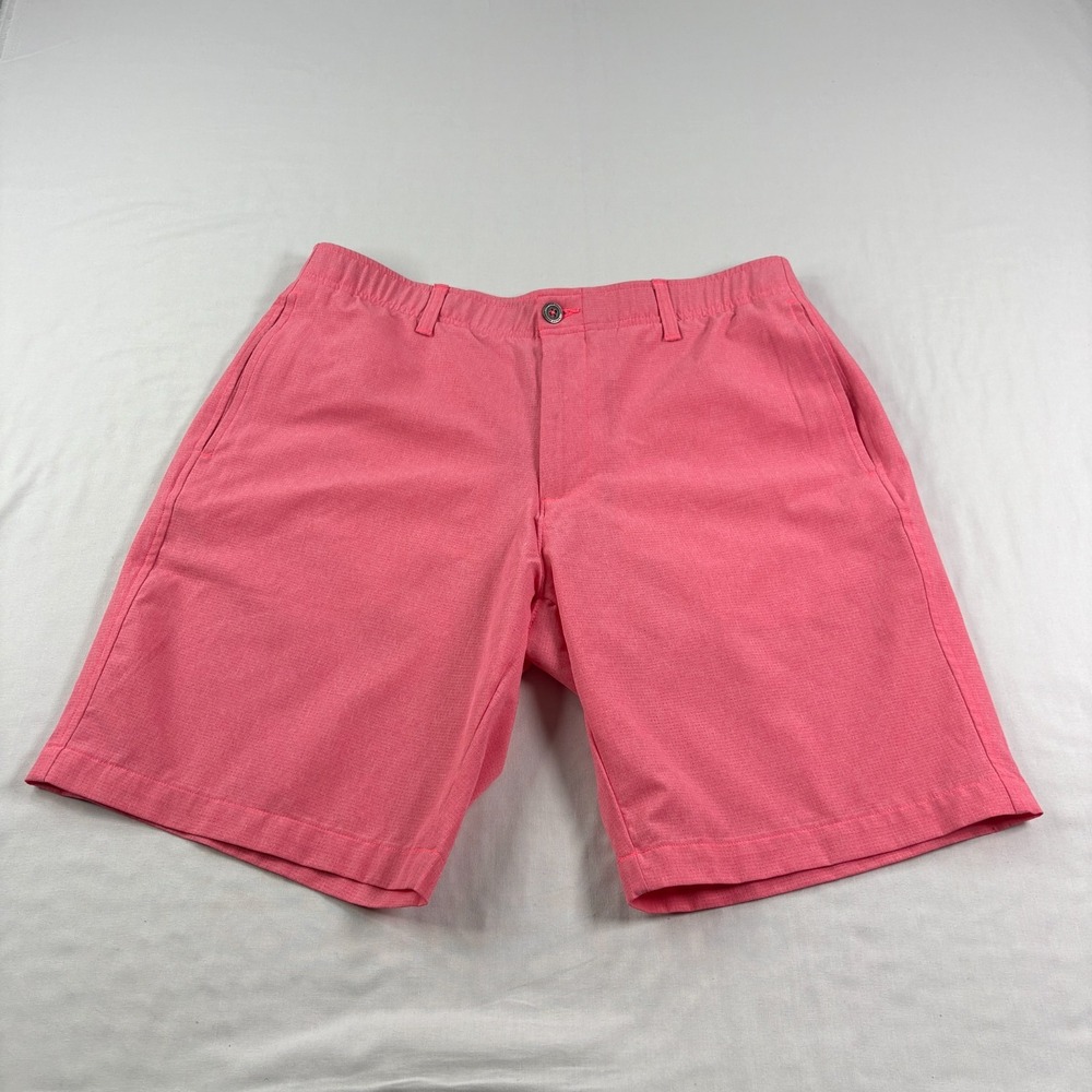 Under Armour Mens Size‎ 36 Pink Chino Vented Golf Performance Stretch